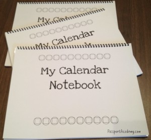 My Calendar Notebook~ PassportAcademy.com