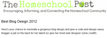 Best Homeschool Blog Design